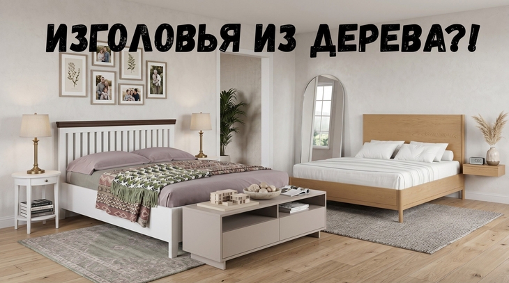 Кровать с деревянным изголовьем: как выбрать