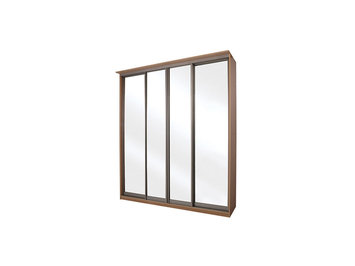 Шкаф-купе Элит 4-х дверный зеркальный