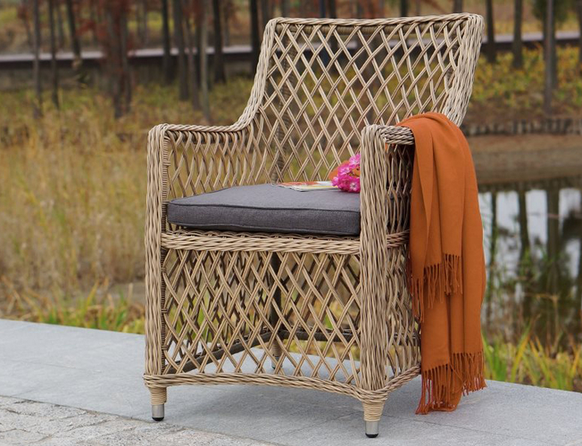 Кресло 4SIS Латте серо-желтый (Арт.YH-C1619W-2)