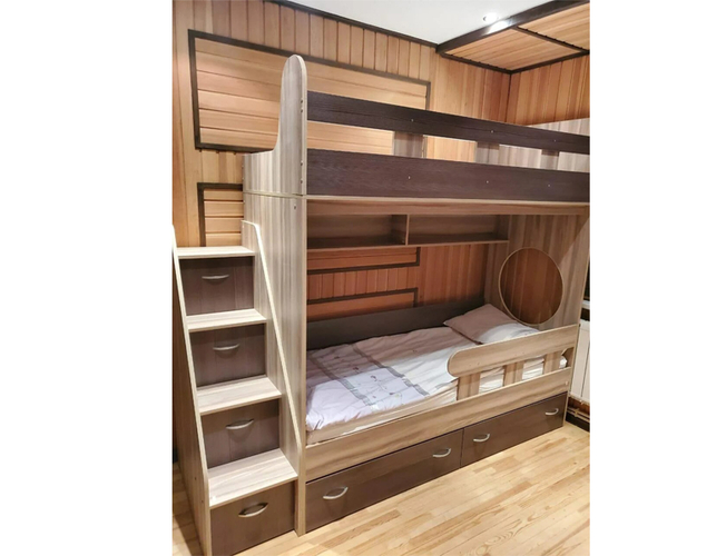 Кровать двухъярусная, фото от клиента