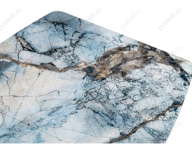 Стол на тумбе Теон магеллан/гелифакс натуральный/графит (Арт 474320)