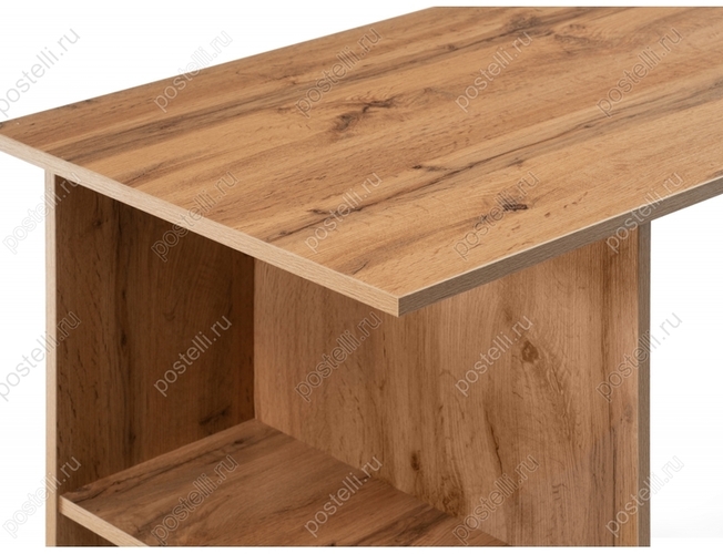 Письменный стол Челси Лофт дуб вотан/черный матовый (Арт. 473485)