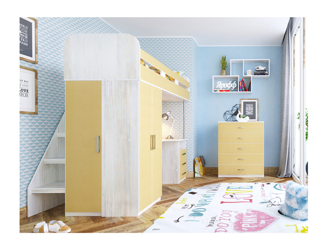 Кровать-чердак Ярофф Москва