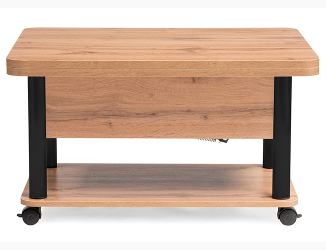 Стол-трансформер Виват дуб вотан/черный (Арт. 490591)