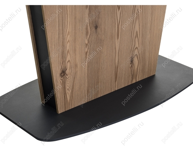 Стол на тумбе Теон лиственница/графит (Арт 462077)