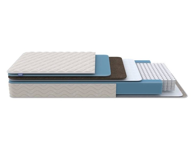 Кровать с ящиками MaxМебель с матрасом ProSon FIRST 500 Flat