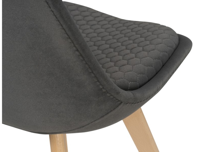 Деревянный стул Bonuss dark gray/wood (Арт.15224)