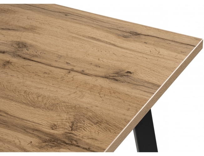 Стол Тринити Лофт 120 вотан/матовый черный (Арт.489614)