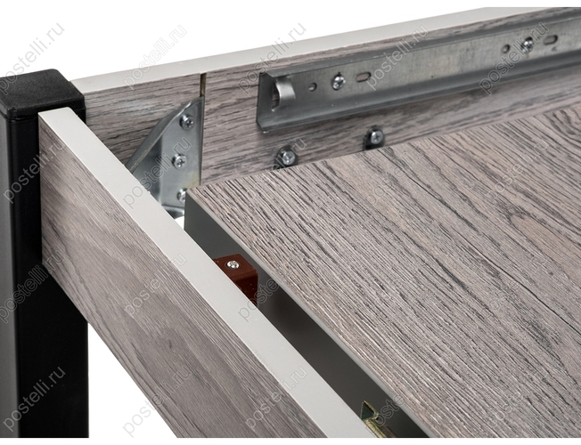 Стол Оригон навара/черный матовый (Арт. 368663)