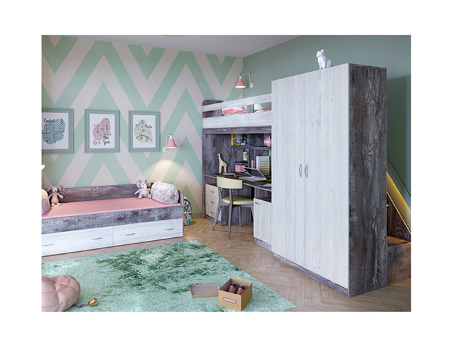 Кровать-чердак Юта 1 Ярофф Москва