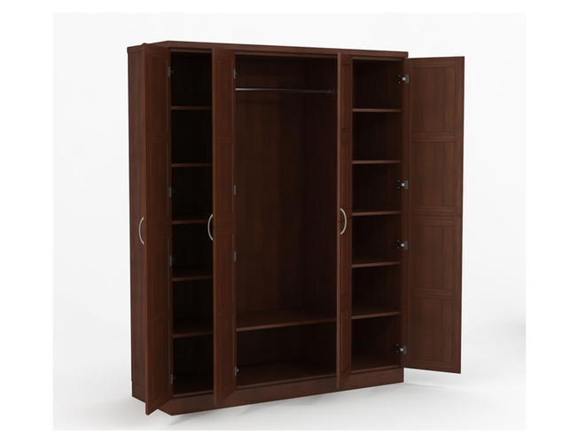 Шкаф распашной 4-х створчатый Варна Комби Тополь