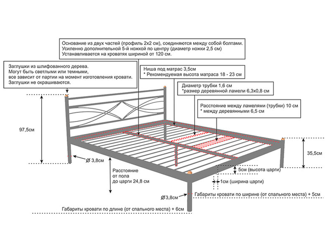 Кровать Alitte Esmeralda