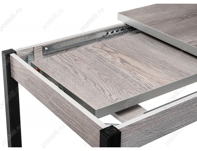 Стол Оригон навара/черный матовый (Арт. 368663) раздвижной