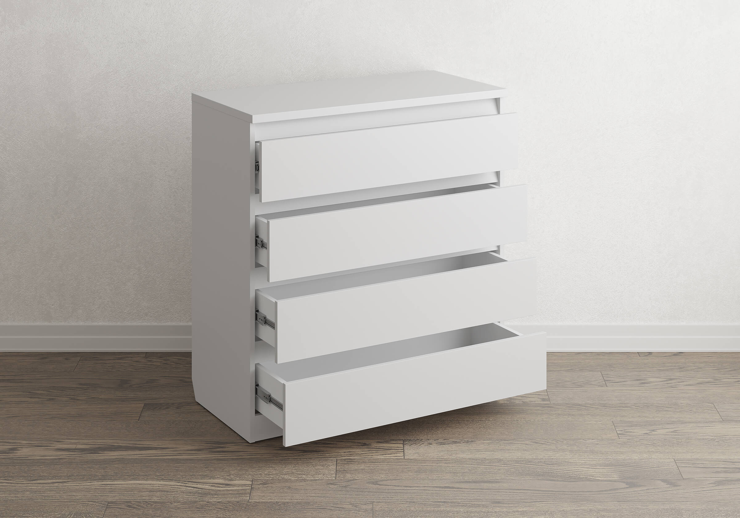 Белый комод Aksel